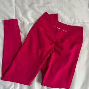 HOT PINK alphalete leggings